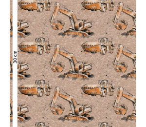 Bio Baumwolle Lillestoff - Susalabim Baggerliebe